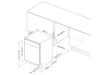 Preview: Amica EGSPV 594 000 Vollintegrierbarer Einbaugeschirrspüler